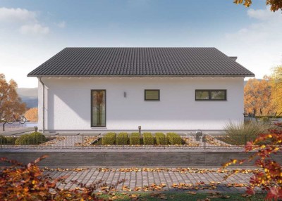 Raffinesse beim Ausbauhaus-Bungalow. Inkl. Technik- und Finishpaket!!! Mit Grundstück!!!