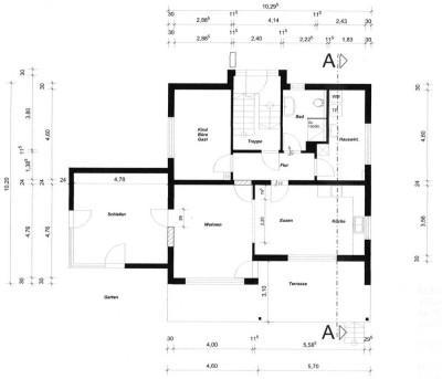 Von Privat zu vermieten - EG Wohnung, 4 Zimmer, schöner Südgarten,
