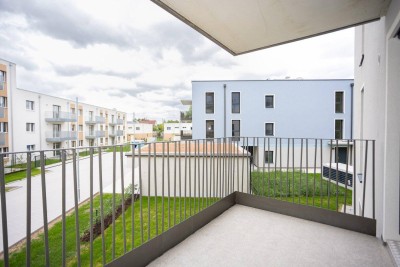 ERSTBEZUG "ein viertel grün" - traumhafte 2 Zimmerwohnung mit Balkon und Tiefgaragenstellplatz in Wr. Neustadt - provisionsfrei
