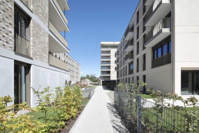 Erstbezug: Moderne und zentrale 2-Zimmerwohnung inkl. Einbauküche und Weitblick