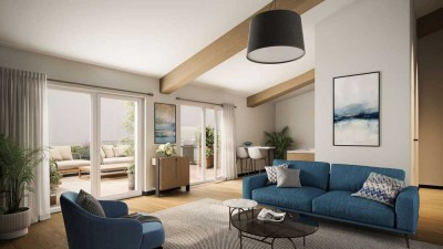 HERZOG LUDWIG: Großzügige 3,5-Zimmer-Dachterrassenwohnung im Herzen Erdings