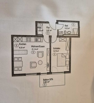 Exklusive 2-Zimmer-Wohnung, Südlage, Balkon, ruhige, zentrumsnahe Lage Penzberg