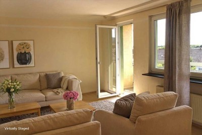Großzügige 3-Zimmer-Wohnung mit Traumblick über die Weinberge-sofort bezugsfrei und inkl. Garage