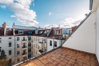 Wohntraum im Prenzlauer Berg - 3-Zi.-Dachgeschosswohnung mit Terrasse