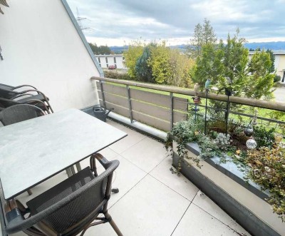 Großes Einzimmerappartement mit fantastischer Alpensicht