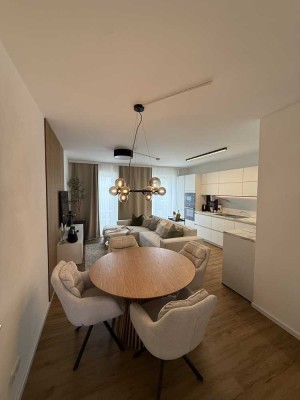 VOLLMÖBLIERTE All-In-Miete (Wifi, Strom, EBK, Smarthome, etc) - Luxuriöse 3ZM in Neutraubling mit TG
