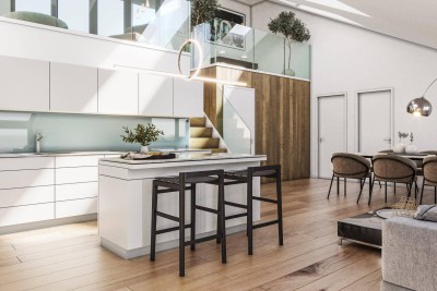 ZWEI MODERNE, SCHLÜSSELFERTIGE DACHGESCHOSS-WOHNUNGEN MIT EXZELLENTER ANBINDUNG IM TRADITIONSKURORT BAD VÖSLAU