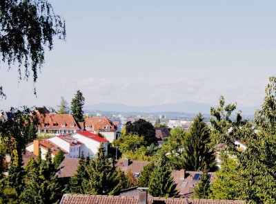Freiburg-Zähringen, 3-Zi-Wohnung (90 m²), Energieklasse A+, Waldrandlage & Weitblick