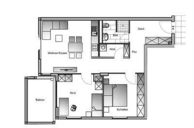 Schöne 3-Zimmer-Wohnung zur Nachmietung ab 01.02.2026