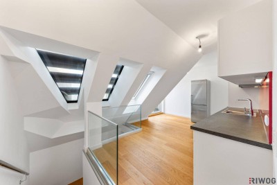 Moderne 3-Zimmer DG-Wohnung zwei Außenflächen und Traumausblick