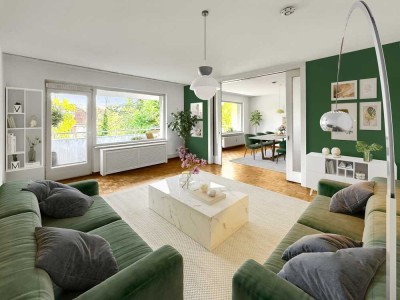Traumwohnung für Familien auf 118 m² in grüner Lage