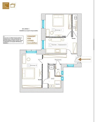 WG-OPTION | ALTBAUWOHNUNG | Fischgrätparkett | Ruhelage | Ideal für Pärchen oder Singles | City-Nähe