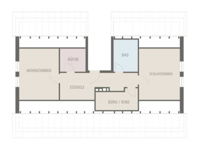 3,5 Zi. Dachgeschoßwohnung