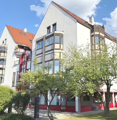 Interessant u. bezahlbar, 3-ZKB-Wohnung mit kleiner Terrasse im Neusässer Schmutterpark