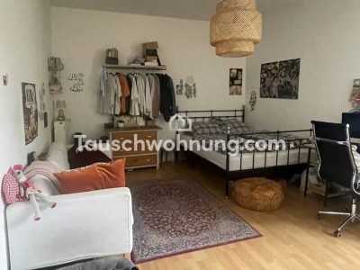 Tauschwohnung: 1-Zimmer-Wohnung in sehr schönem Kiez am Kanal gg größer