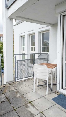 Schön geschnittene 2-Zimmer-Wohnung mit Balkon, Einbauküche und TG-Stellplatz