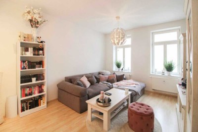 Vermietete: 2-Zi.-Erdgeschosswohnung mit Balkon in Leipzig-Leutzsch