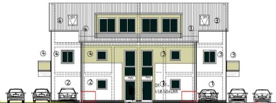 NEUBAU - sonnige 4-Zimmer-Maisonette Wohnung in ruhiger Lage in Steißlingen