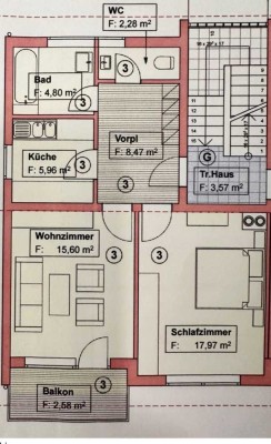 2-ZIMMER WOHNUNG mit SONNEN-BALKON