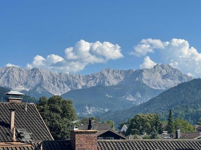 DG-Wohnung in guter begehrter Wohnlage im OT Partenkirchen mit EBK und tollem Blick!!!