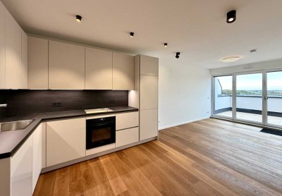 Exklusive NEUBAU 2-Zimmer-DG-Wohnung mit Weitblick!