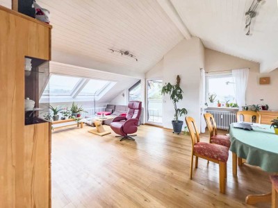 2,5-Zimmer-Wohnung mit großer Dachterrasse, Balkon und Garagenstellplatz in 88339 Bad Waldsee