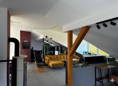 Zur Untermiete: Moderne 2-Zimmer Loft-Wohnung mit Balkon in Passau-Haidenhof Süd