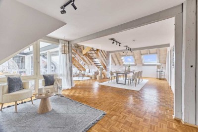 Loft Charakter * Großzügige 3,5 ZKB Maisonette-Wohnung mit Dachterrasse