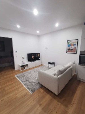 Exklusive 1,5-Zimmer-EG-Wohnung mit Balkon und Einbauküche in Bad Mergentheim