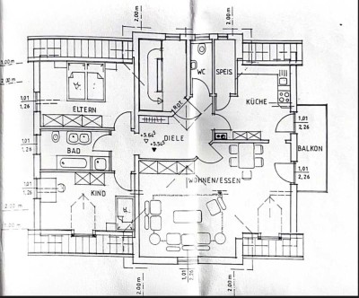 helle 5-Zimmer-Wohnung im Zentrum von Adelsdorf (124 qm)