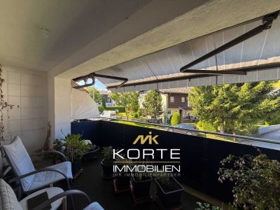 Helle 4-Zimmer-Wohnung mit 2 Balkonen und Garagenstellplatz in zentraler Lage