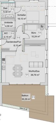 Attraktive Wohnungen zu vermieten (Erstbezug) - Wohnung Nr. 11