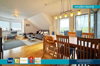 Trierweiler-Sirzenich: attraktive Maisonettewohnung mit 5 ZKB + Balkon + Garage