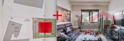 Baugrundstück für Doppelhaus + 2 Zimmer Wohnung im Paket