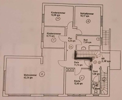 Helle 116 m² Wohnung mit Balkon/Hochterasse in Mielkendorf