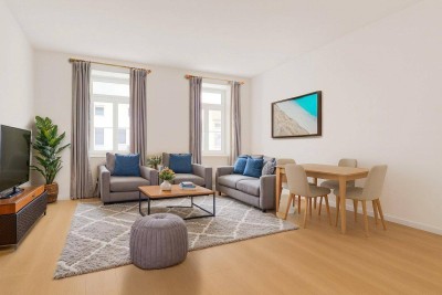 ERSTBEZUG nach Generalsanierung - 2 Zimmer - ca. 46m² gew. NFL - Fußbodenheizung - 1. Liftstock - Stilvolle Ausstattung