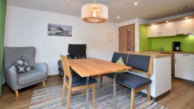Möblierte 2-Zimmer Maisonette-Wohnung mit 2 Balkonen und Stellplatz in Fischen im Allgäu