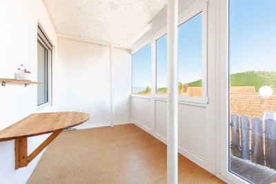 Gemütliche Wohnung mit herrlicher Aussicht über die Dächer von Badenweiler