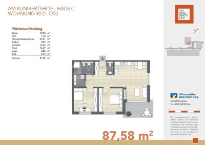 3 Zimmer Wohnung im 1. Obergeschoss