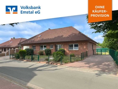 Platz für heute, Perspektive für morgen: Bungalow mit Garage und Ausbauoption in Lathen zu kaufen!