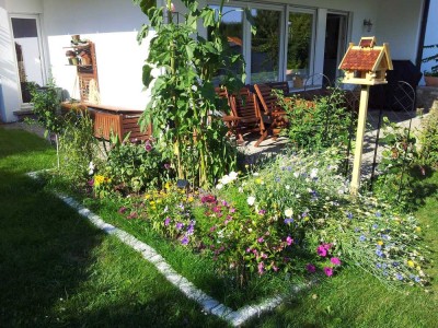 Helle 3,5-Zimmer Wohnung in ruhiger Lage von Korntal mit eigenem Garten