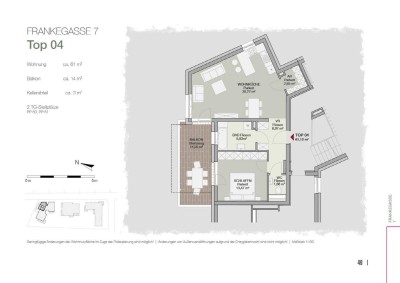Extravagante 2-Zimmer Wohnung
