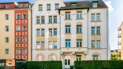 Altbaucharme: 2-Zimmer-Wohnung mit ca. 43 Quadratmetern Wohnfläche in gefragter Umgebung