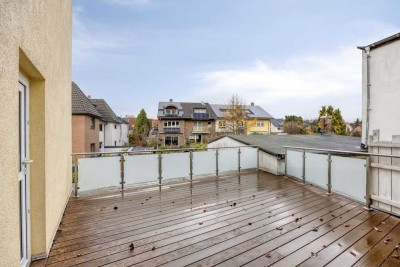 PROVISIONSFREI - Stilvoll wohnen auf 81 m²: Moderne 2-Zimmer-Wohnung mit XL-Terrasse in Alt-Hürth