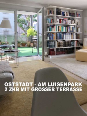 OSTSTADT - AM LUISENPARK: 2-ZKB MIT GROSSER TERRASSE