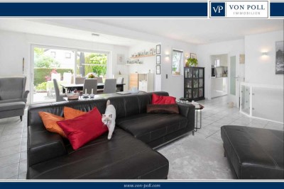 Großzügige Erdgeschosswohnung über 2 Etagen mit Garten in beliebter Lage von Offenbach/Bürgel