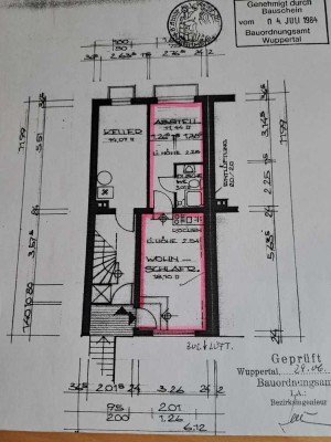 Renovierte und komfortable 1,5 Zimmer -Wohnung für Singles in sehr guter Lage Wuppertals