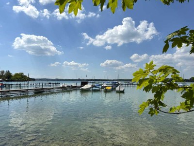 Ⓣop Wiesn-Vorankündigung. Traumhafte Villenhälfte mit Seeblick. In abosluter Bestlage am Wörthsee.