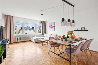 NUR NOCH EINZIEHEN! Sanierte 3-Zimmerwohnung mit großem Südbalkon in ruhiger Lage von Immenstaad