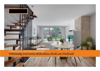 Vollständig renoviertes Reihenhaus direkt am Niedwald